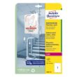 Etikett AVERY L8001-10 210x297mm antimikrobiális fehér 10 címke/doboz 10 ív/doboz