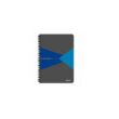 Spirálfüzet LEITZ Office A/4 PP borítóval 90 lapos vonalas kék