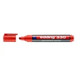Alkoholos marker EDDING 330 vágott piros