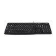 Billentyűzet vezetékes LOGITECH K120 USB fekete