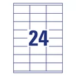 Etikett AVERY 3422 70x35mm univerzális 2400 címke/doboz 100 ív/doboz