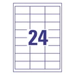 Etikett AVERY 3658-200 64,6x33,8 mm fehér univerzális 5280 címke/doboz 200+20 ív/doboz
