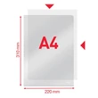 Genotherm "L" ESSELTE A/4 150 mikron luxus víztiszta 25 darabos