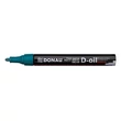 Lakkmarker DONAU D-oil 2,8 mm zöld
