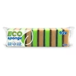 Mosogatószivacs BONUS Eco 8x5x2,7cm 10 darabos