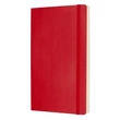 Notesz vonalas MOLESKINE QP616F2 "L" puhafedeles skarlát piros
