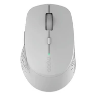 Egér vezeték nélküli RAPOO M300 bluetooth 2,4 GHz 6 gombos világosszürke