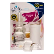 Elektromos légfrissítő készülék + utántöltő GLADE Japán zen kert 20 ml