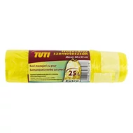 Szemeteszsák TUTI 25L Extra húzófüles 20 darabos