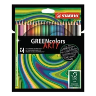Színes ceruza STABILO Greencolors hatszögletű 24 darabos környezetbarát