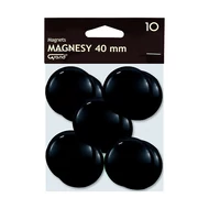 Táblamágnes GRAND 40 mm fekete 10 darabos