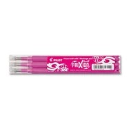 Tollbetét roller PILOT Frixion Clicker/Ball radírozható 0,35 mm rózsaszín 3 darabos