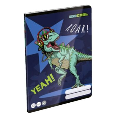 Füzet LIZZY CARD A/5 40 lapos sima Dino Cool Dino Roar