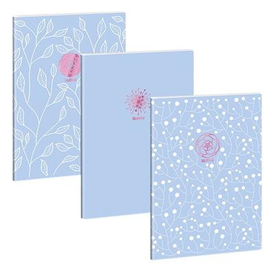 Füzet ARS UNA A/4 40 lapos extra kapcsos ponthálós skyblue spring