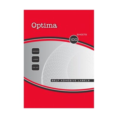 Etikett OPTIMA 32087 70x33,8mm 2400 címke/doboz 100 ív/doboz