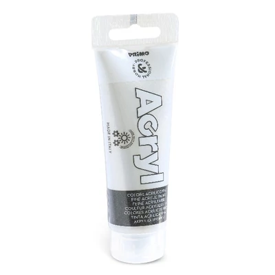 Akrilfesték PRIMO 75 ml metál ezüst