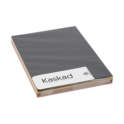 Dekorációs karton KASKAD A/4 2 oldalas 160 g élénk vegyes színek 5x25 íves