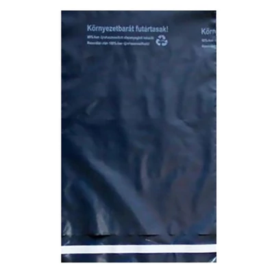Futártasak biztonsági ragasztócsíkkal környezetbarát 40x52,5cm 50 mikron 100 darabos