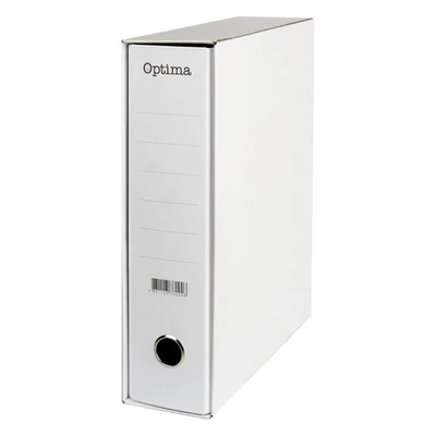 Iratrendező tokos OPTIMA A/4 80 mm fehér