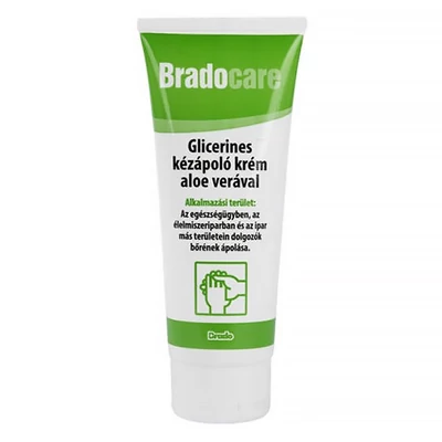 Kézkrém munkavédelmi BRADOCARE 100ml tubusos aloe vera