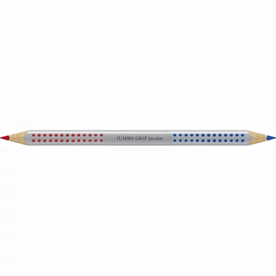 Postairón FABER-CASTELL Jumbo Grip háromszögletű piros-kék