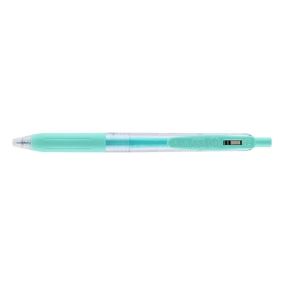 Zseléstoll ZEBRA Sarasa Clip Milk nyomógombos 0,5 mm pasztell kékeszöld